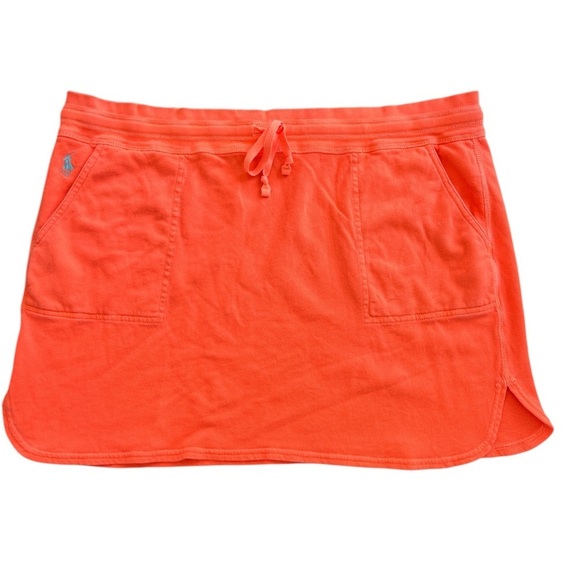 Polo Ralph Lauren Dresses & Skirts - Polo Ralph Lauren Womens Skirt S Drawcord Waist Pull-On Neon Orange